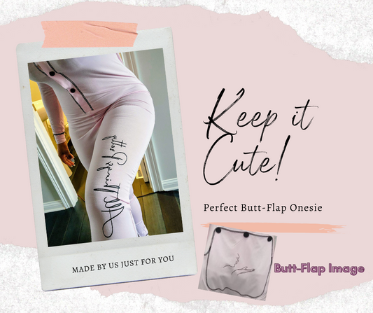 Hello Love Perfect Pink "Butt-Flap" Onesie